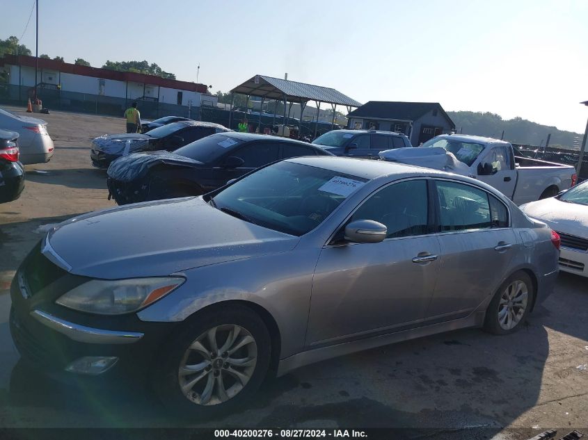 2013 Hyundai Genesis 3.8 VIN: KMHGC4DD3DU241331 Lot: 40200276