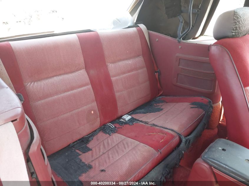 1992 Ford Mustang Lx VIN: 1FACP44M1NF123412 Lot: 40200334