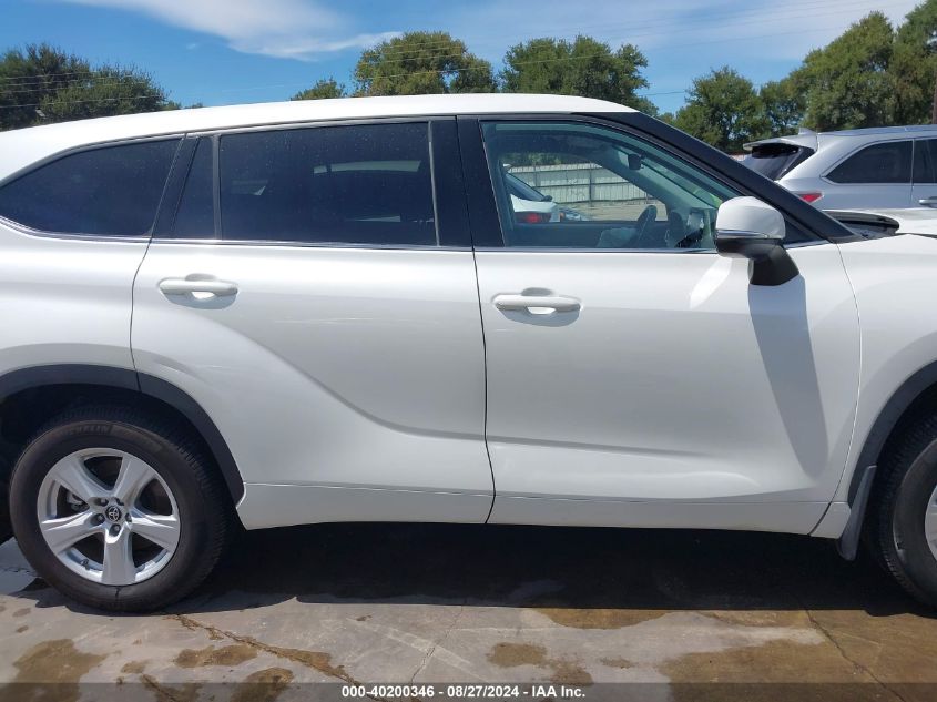 2020 Toyota Highlander L VIN: 5TDCZRBHXLS026312 Lot: 40200346