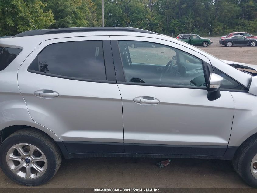 2021 Ford Ecosport Se VIN: MAJ6S3GLXMC402379 Lot: 40200360