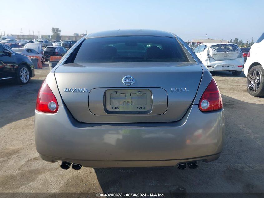 2006 Nissan Maxima 3.5 Sl VIN: 1N4BA41E66C859260 Lot: 40200373