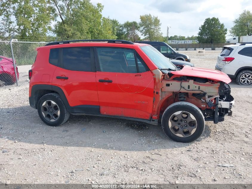 2018 Jeep Renegade Sport 4X4 VIN: ZACCJBAB4JPH46419 Lot: 40200377