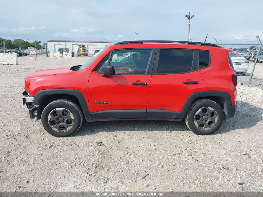 2018 Jeep Renegade Sport 4X4 VIN: ZACCJBAB4JPH46419 Lot: 40200377