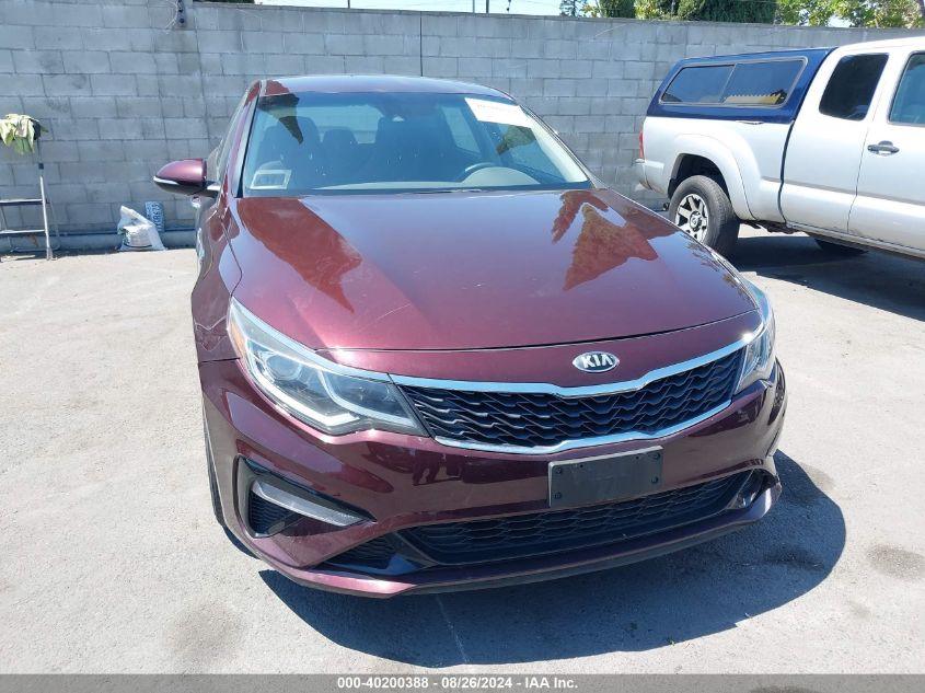 2019 Kia Optima Lx VIN: 5XXGT4L34KG355628 Lot: 40200388