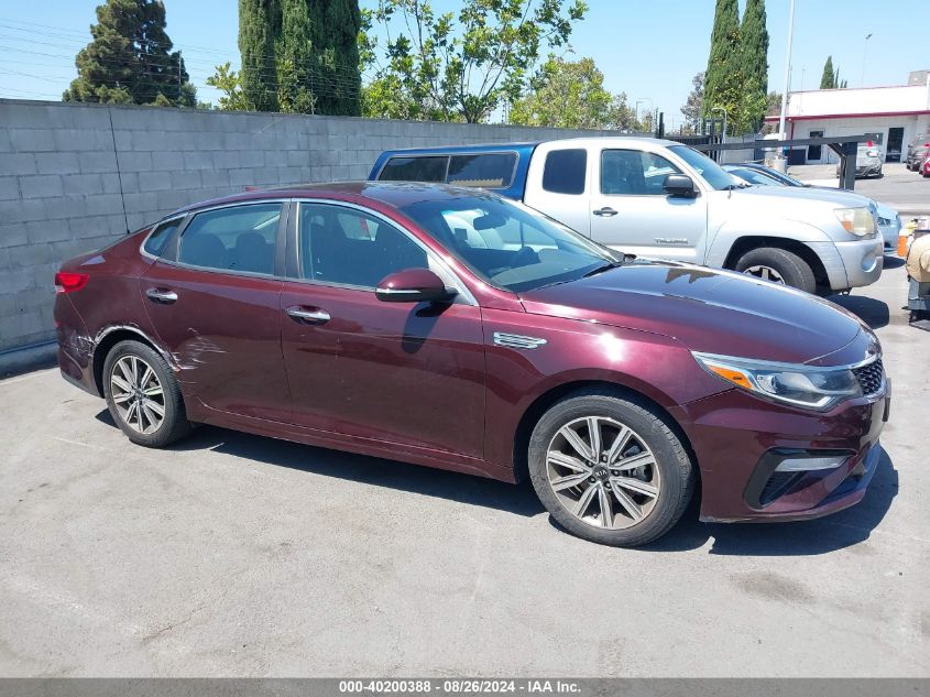 2019 Kia Optima Lx VIN: 5XXGT4L34KG355628 Lot: 40200388