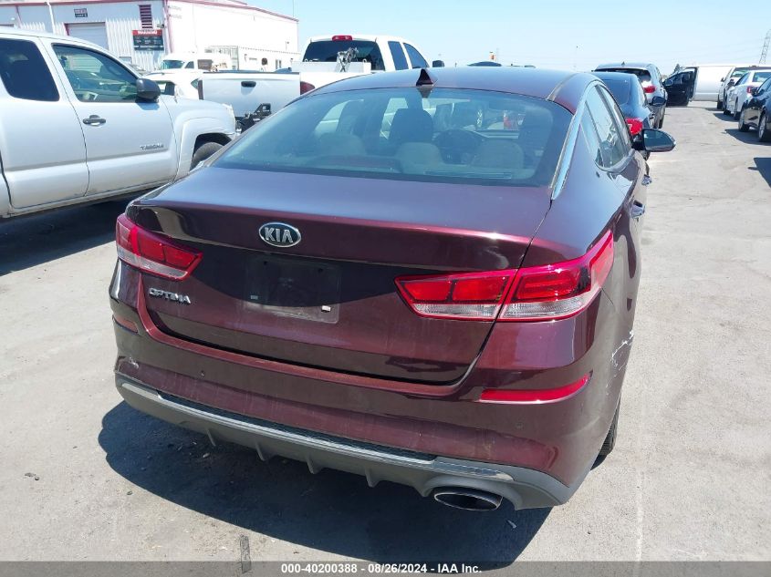 2019 Kia Optima Lx VIN: 5XXGT4L34KG355628 Lot: 40200388