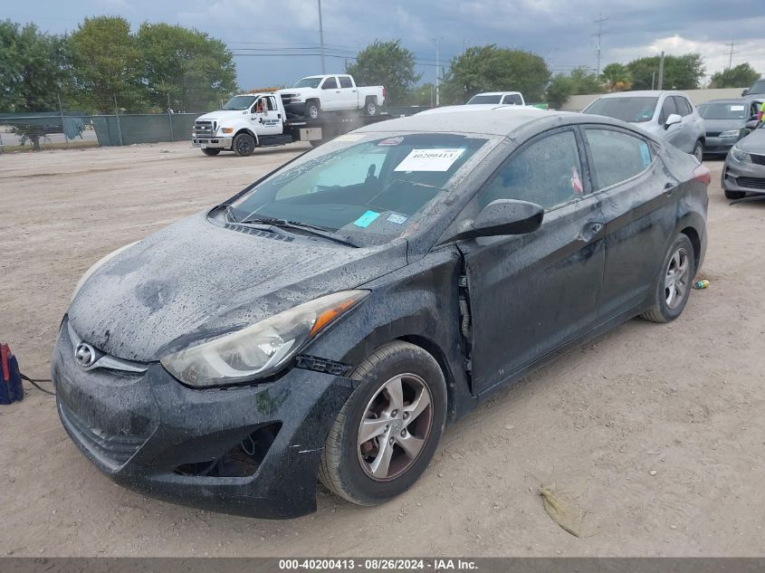 2014 Hyundai Elantra Se VIN: 5NPDH4AE0EH536825 Lot: 40200413