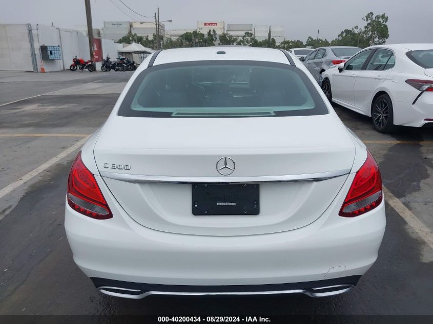 2016 Mercedes-Benz C 300 Luxury/Sport VIN: 55SWF4JB2GU144949 Lot: 40200434