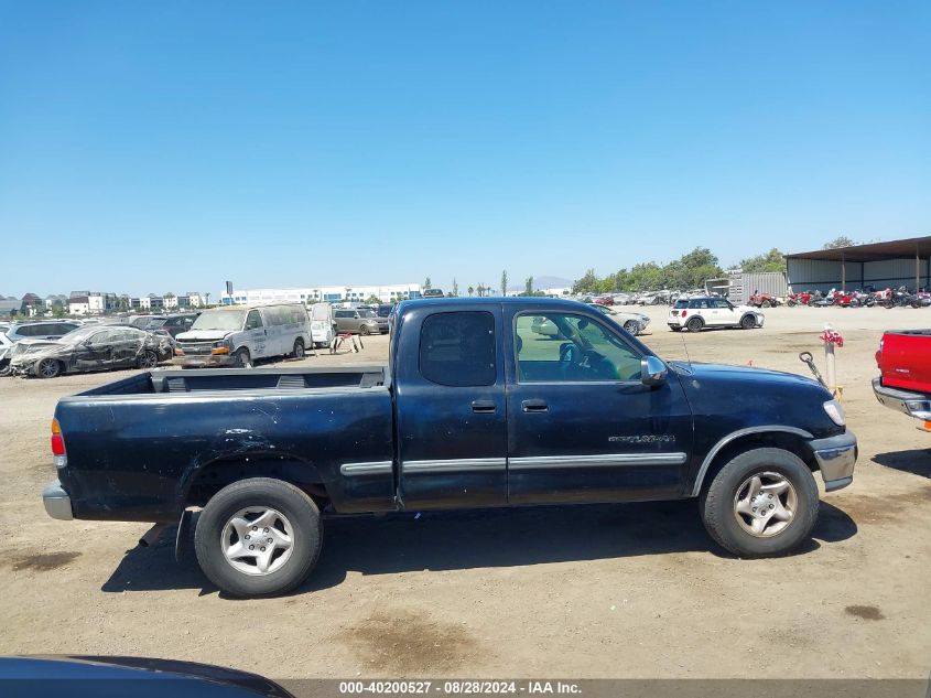 2002 Toyota Tundra Sr5 V8 VIN: 5TBRT341X2S282465 Lot: 40200527