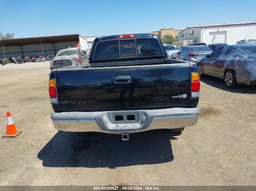 2002 Toyota Tundra Sr5 V8 VIN: 5TBRT341X2S282465 Lot: 40200527