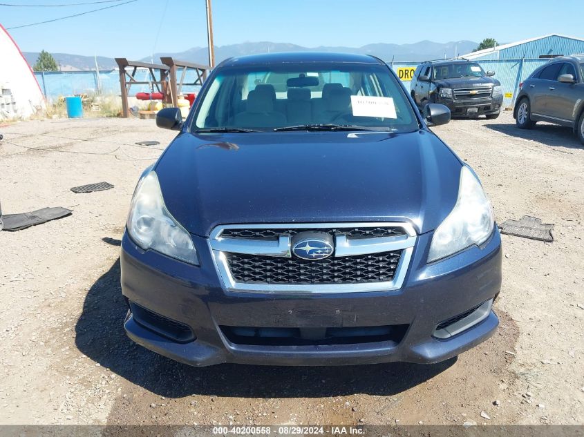 2013 Subaru Legacy 2.5I VIN: 4S3BMAA61D1016469 Lot: 40200558