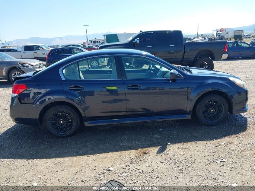 2013 Subaru Legacy 2.5I VIN: 4S3BMAA61D1016469 Lot: 40200558