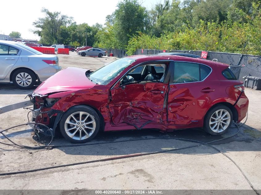 2011 Lexus Ct 200H Premium VIN: JTHKD5BH0B2026388 Lot: 40200640