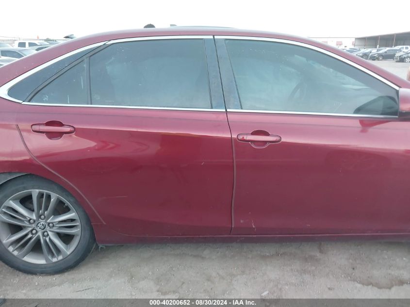 2016 Toyota Camry Se VIN: 4T1BF1FK8GU534481 Lot: 40200652