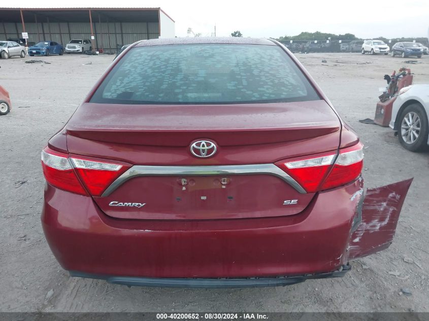 2016 Toyota Camry Se VIN: 4T1BF1FK8GU534481 Lot: 40200652