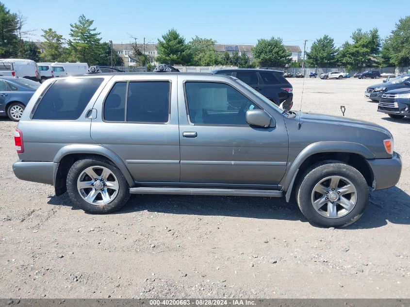 2004 Nissan Pathfinder Le Platinum VIN: JN8DR09Y04W915017 Lot: 40200663