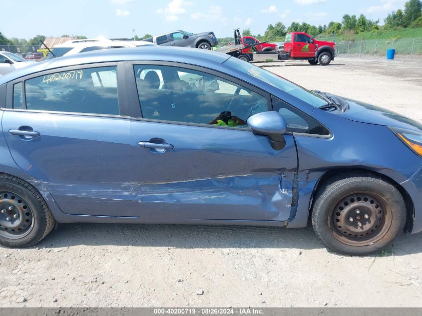 2016 Kia Rio Lx VIN: KNADM4A34G6001551 Lot: 40200719