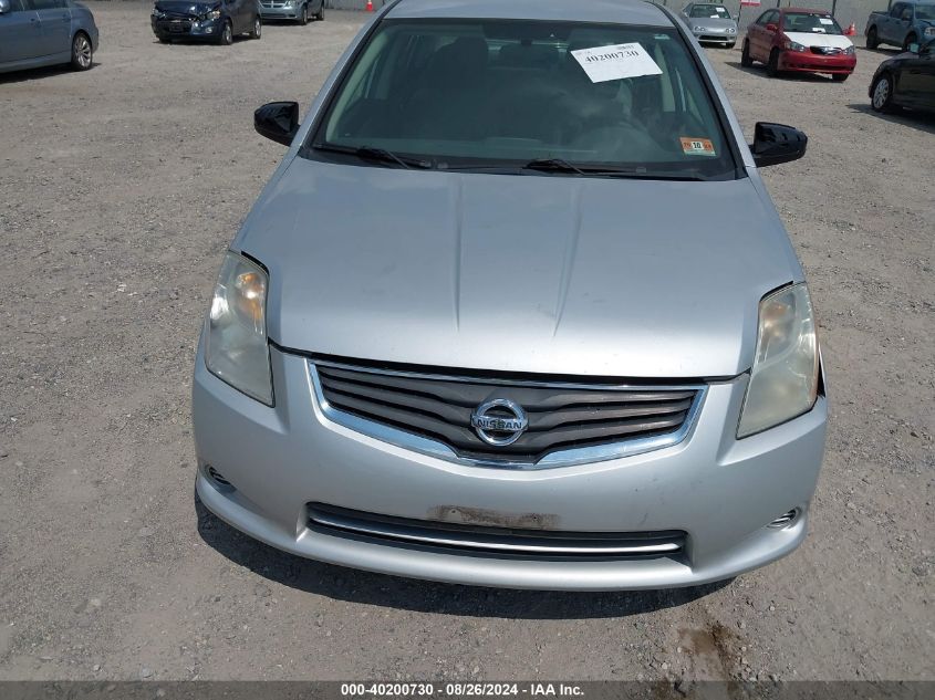 2012 Nissan Sentra 2.0 S VIN: 3N1AB6AP4CL735944 Lot: 40200730