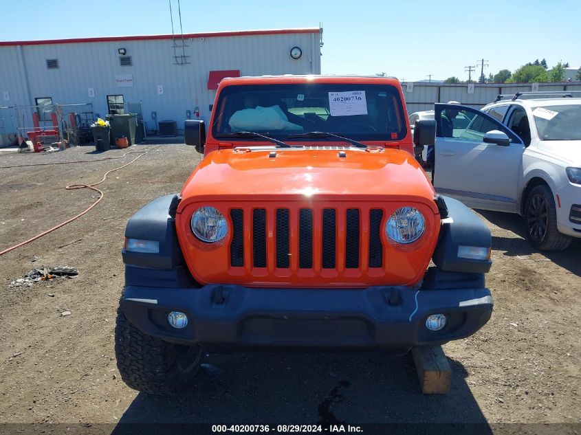 2018 Jeep Wrangler Unlimited Sport S 4X4 VIN: 1C4HJXDG3JW272847 Lot: 40200736