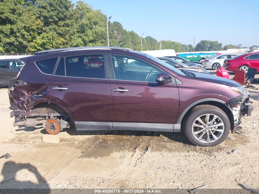 2017 Toyota Rav4 Limited VIN: 2T3YFREV8HW318126 Lot: 40200770