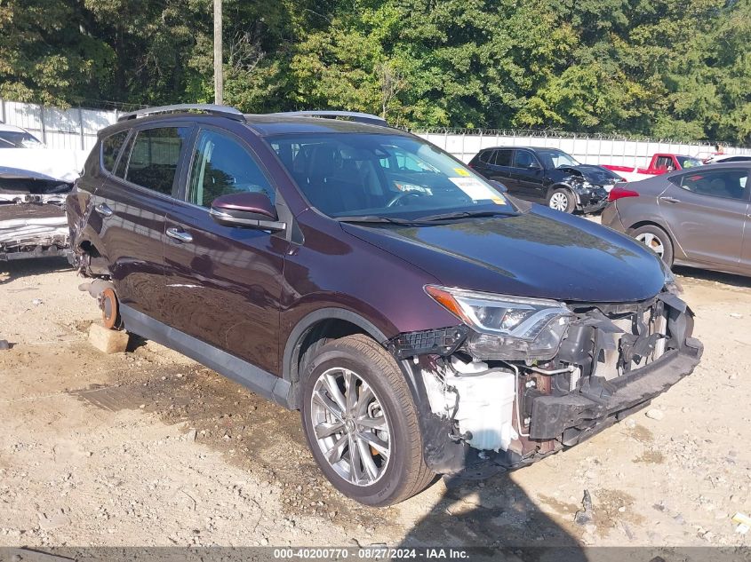 2017 Toyota Rav4 Limited VIN: 2T3YFREV8HW318126 Lot: 40200770