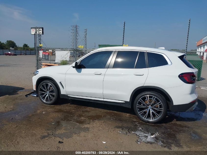 2022 BMW X3 XDRIVE30I - WBX57DP07NN155172