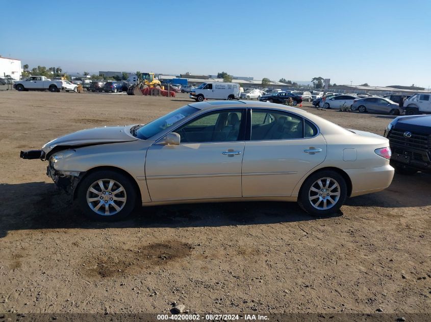 2003 Lexus Es 300 VIN: JTHBF30GX30106416 Lot: 40200802