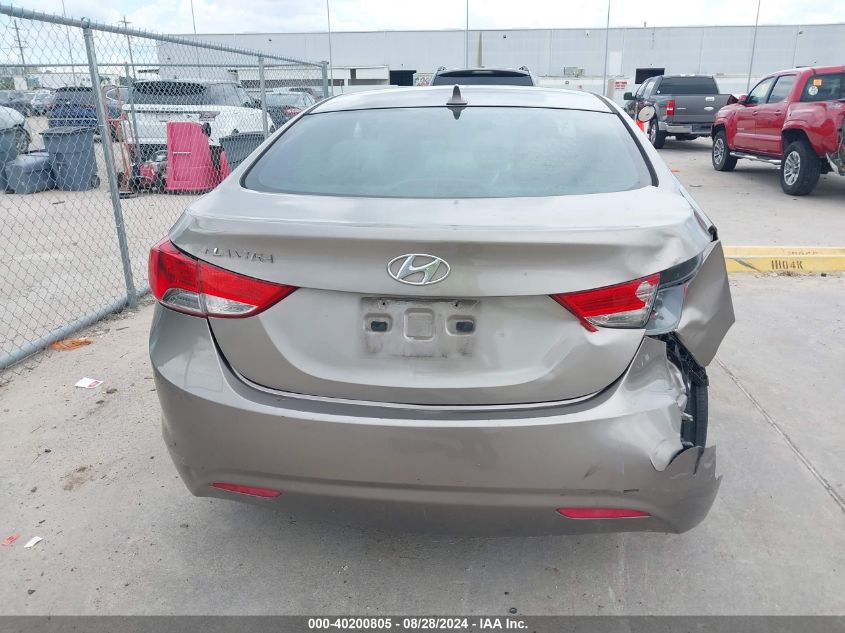 2011 Hyundai Elantra Gls VIN: 5NPDH4AE7BH061220 Lot: 40200805