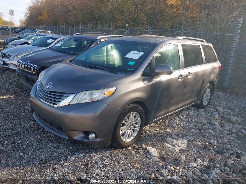 VIN 5TDYK3DC7GS715318 2016 Toyota Sienna, Xle 8 Pas... no.2