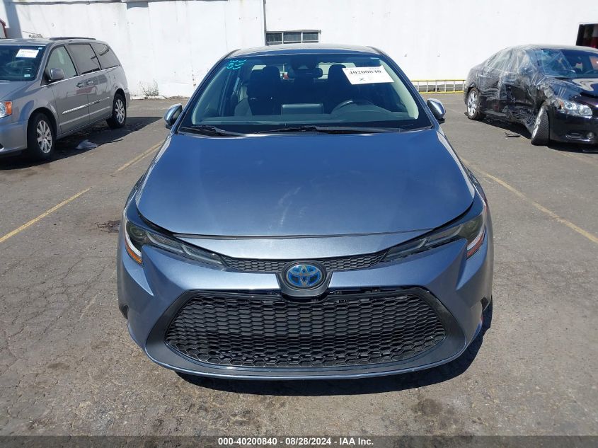 2020 Toyota Corolla Hybrid Le VIN: JTDEBRBE2LJ011366 Lot: 40200840