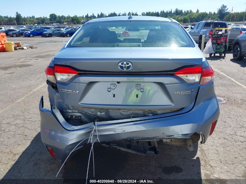 2020 Toyota Corolla Hybrid Le VIN: JTDEBRBE2LJ011366 Lot: 40200840