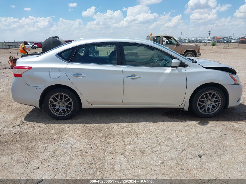 2015 Nissan Sentra Sv VIN: 3N1AB7AP7FL628347 Lot: 40200851