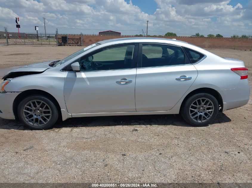 2015 Nissan Sentra Sv VIN: 3N1AB7AP7FL628347 Lot: 40200851