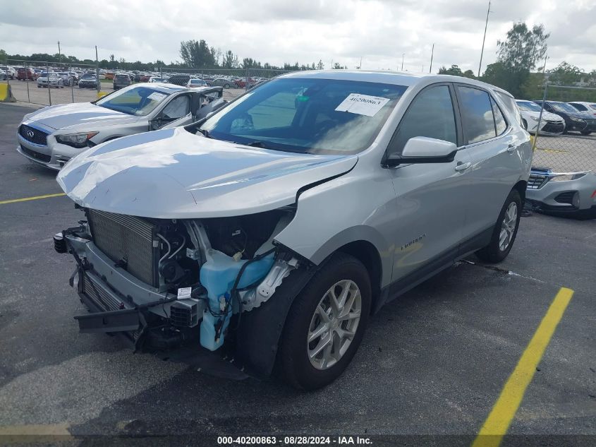 2022 Chevrolet Equinox Fwd 2Fl VIN: 2GNAXJEVXN6136152 Lot: 40200863