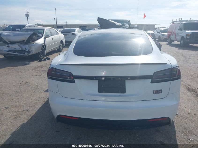 2023 Tesla Model S Plaid Tri Motor All-Wheel Drive VIN: 5YJSA1E60PF516671 Lot: 40200896