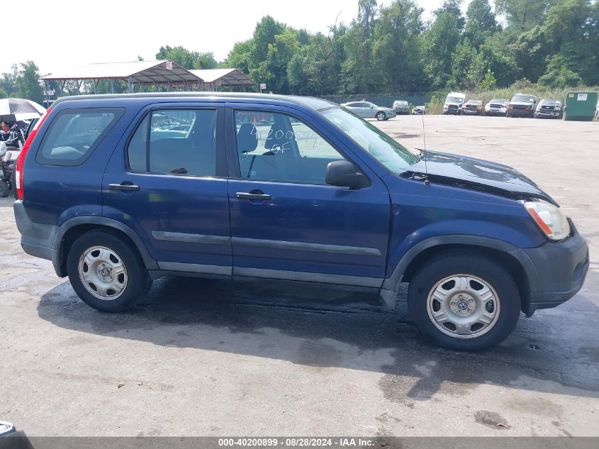 2005 Honda Cr-V Lx VIN: SHSRD68595U300877 Lot: 40200899