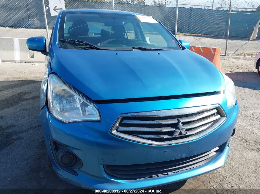 2017 Mitsubishi Mirage G4 Es VIN: ML32F3FJ3HH002558 Lot: 40200912