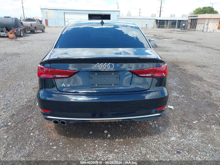 2018 Audi A3 2.0T Premium VIN: WAUAUGFF2J1034592 Lot: 40200916