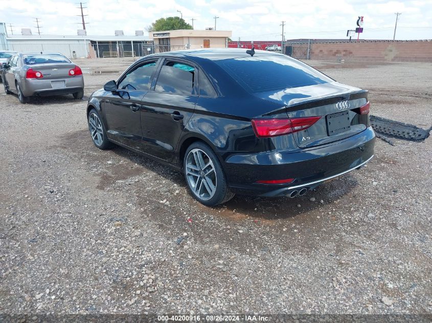 2018 Audi A3 2.0T Premium VIN: WAUAUGFF2J1034592 Lot: 40200916