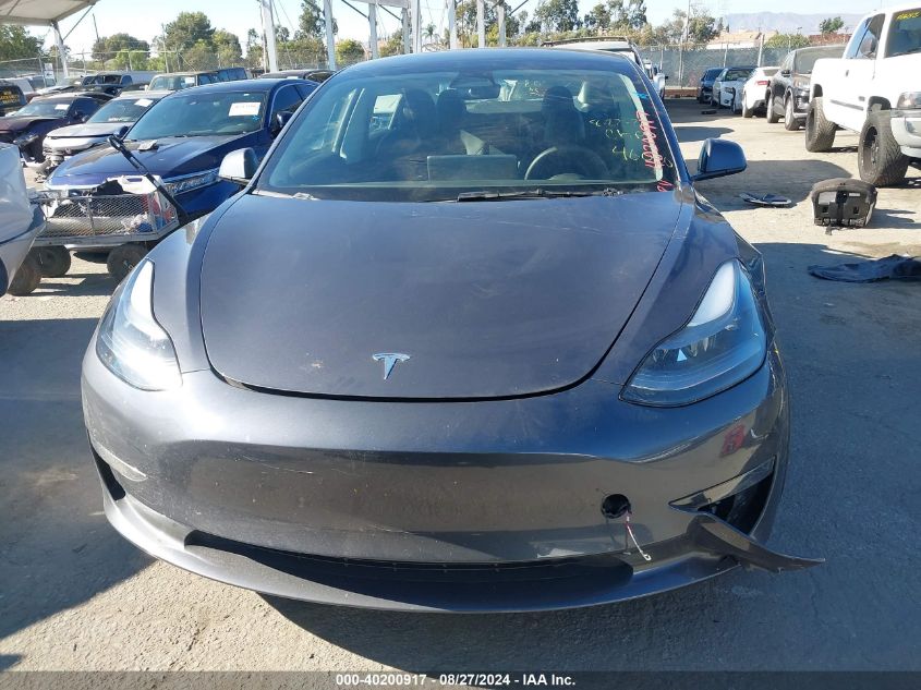 2023 Tesla Model 3 Long Range Dual Motor All-Wheel Drive VIN: 5YJ3E1EB1PF660347 Lot: 40200917