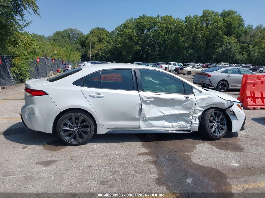 2024 Toyota Corolla Hybrid Se VIN: JTDBCMFE0R3053688 Lot: 40200933