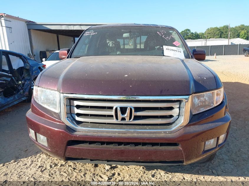 2013 Honda Ridgeline Rtl VIN: 5FPYK1F52DB502271 Lot: 40200939