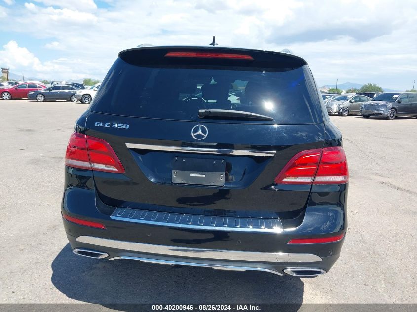 2018 Mercedes-Benz Gle 350 VIN: 4JGDA5JB4JB060716 Lot: 40200946