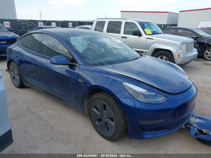 5YJ3E1EA2MF089700 2021 TESLA MODEL 3 - Image 1