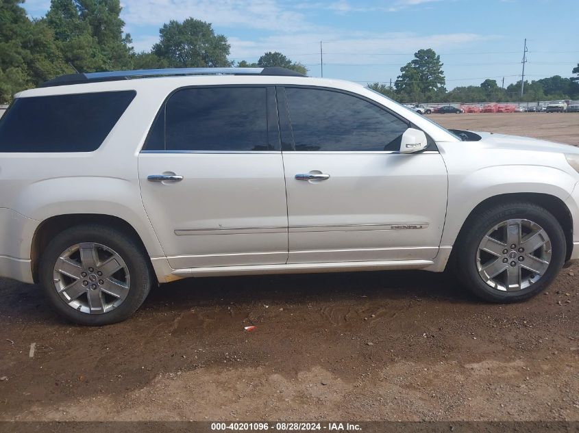 2013 GMC Acadia Denali VIN: 1GKKRTKD6DJ199995 Lot: 40201096