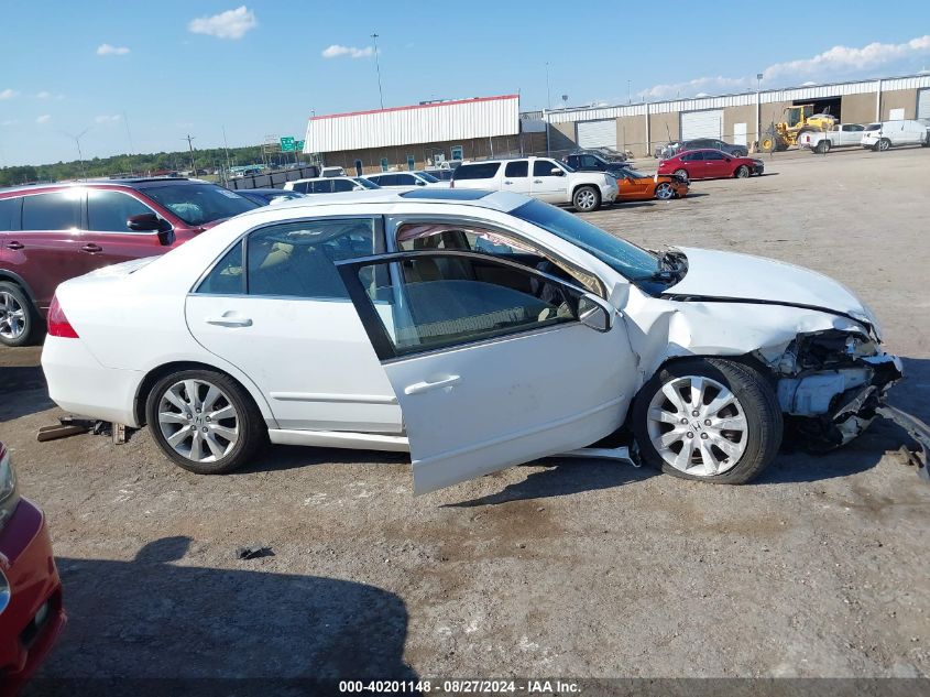 2007 Honda Accord 3.0 Ex VIN: 1HGCM66577A037785 Lot: 40201148