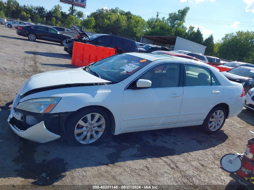 2007 Honda Accord 3.0 Ex VIN: 1HGCM66577A037785 Lot: 40201148