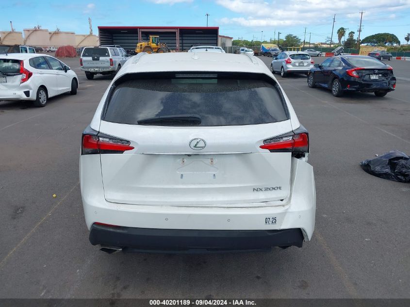 2015 Lexus Nx 200T F Sport VIN: JTJYARBZ0F2018105 Lot: 40201189