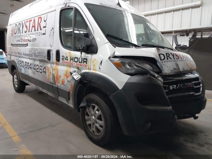 3C6LRVDG1RE119260 RAM PROMASTER 2500 SLT HIGH ROOF 159 WB 2024