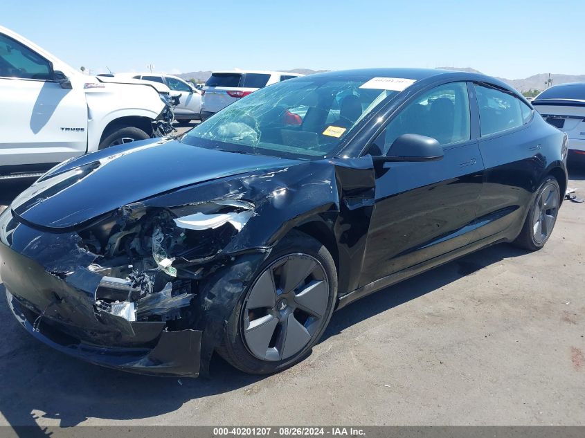 2023 Tesla Model 3 Rear-Wheel Drive VIN: 5YJ3E1EA7PF455445 Lot: 40201207